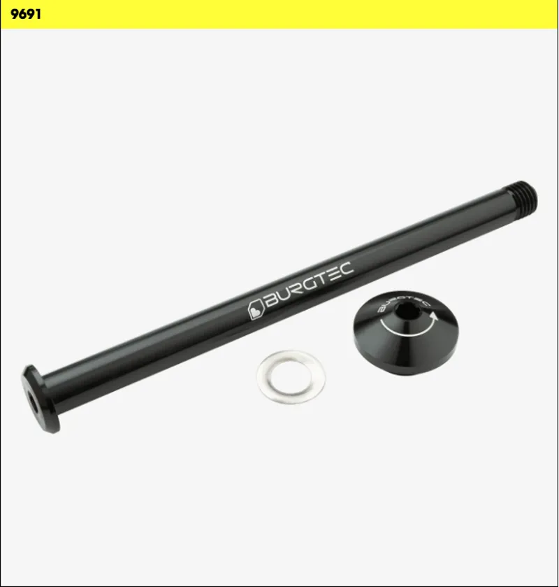 Burgtec - Yeti 171mm Rear Axle - Burgtec Black